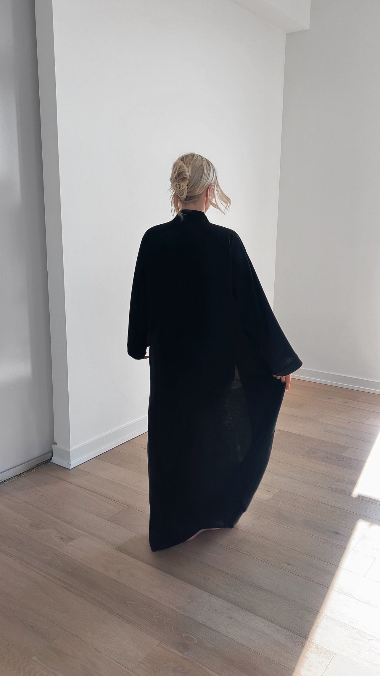 Black Abaya + Hijab