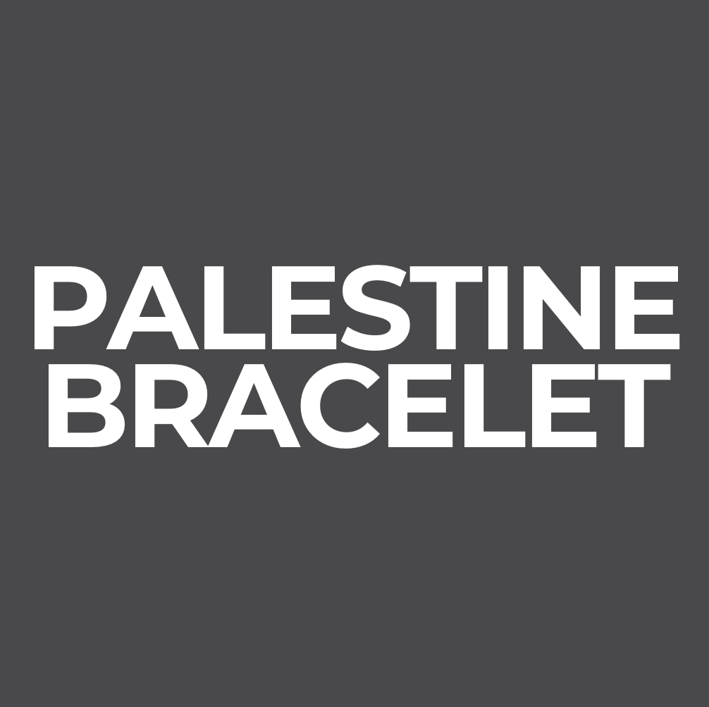 FREE PALESTINE 🇵🇸 black bracelet